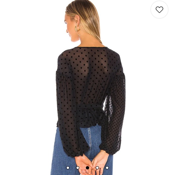 REVOLVE x Tularosa Celine wrap top - Picture 3 of 6